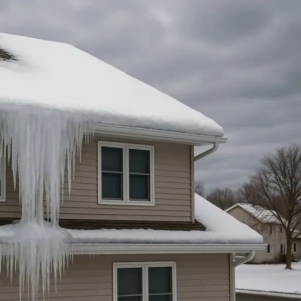 Ice dam removal in St. Cloud, MN